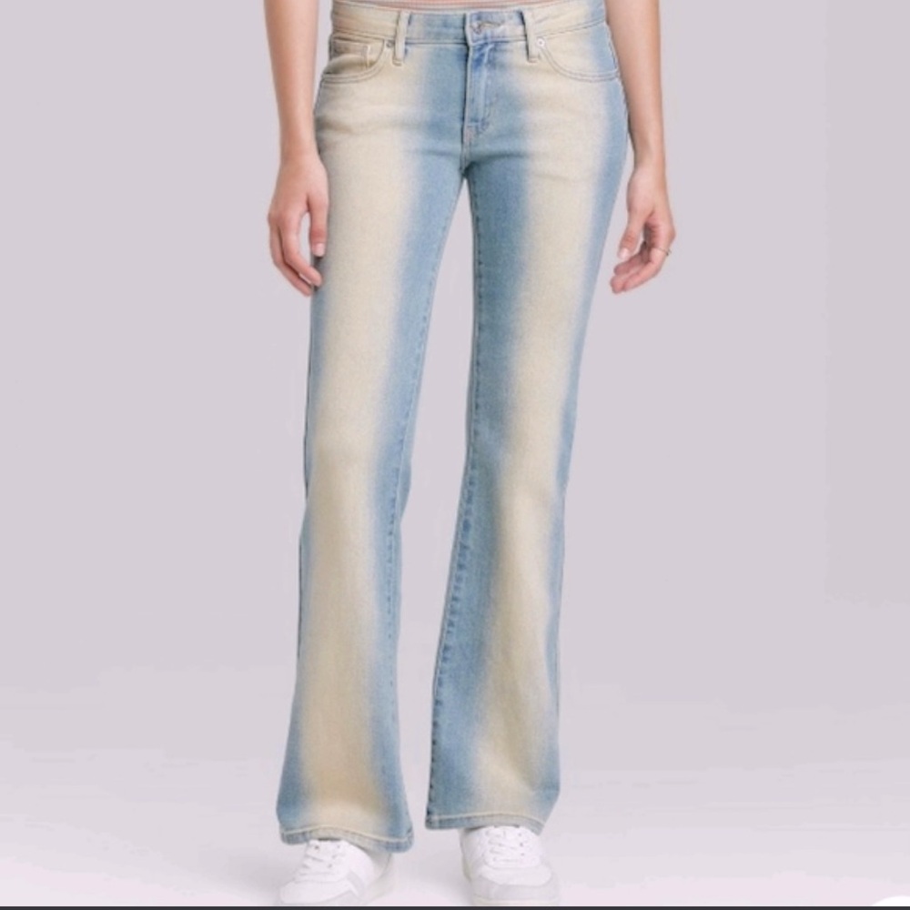 Wild Fable low rise over-dye flare pants